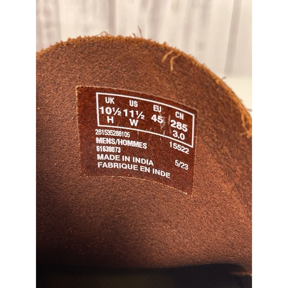 Clarks Bushacre 2 Men's 11.5Brown Beeswax Leather Chukka Desert Ankle 15522